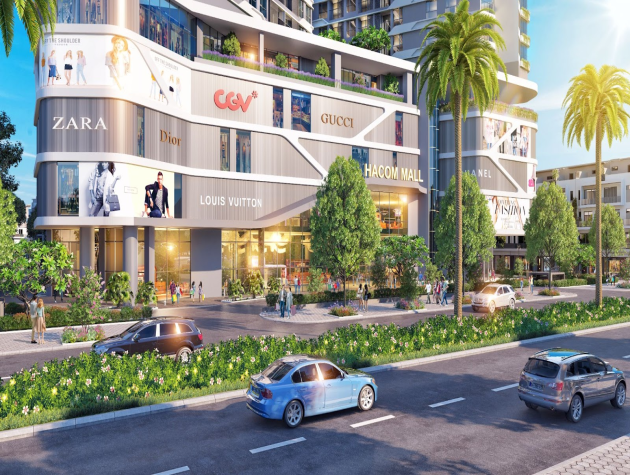 Cơ hội “Sinh lời kép” hiếm có với Shophouse Hacom Mall Ninh Thuận